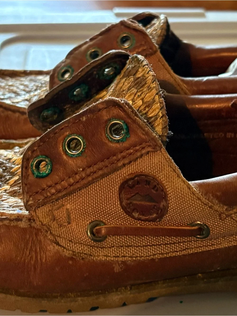 Land Rover Boat Shoes w/Exoctic Rattlesnake Skin Uppers, Extra Laces